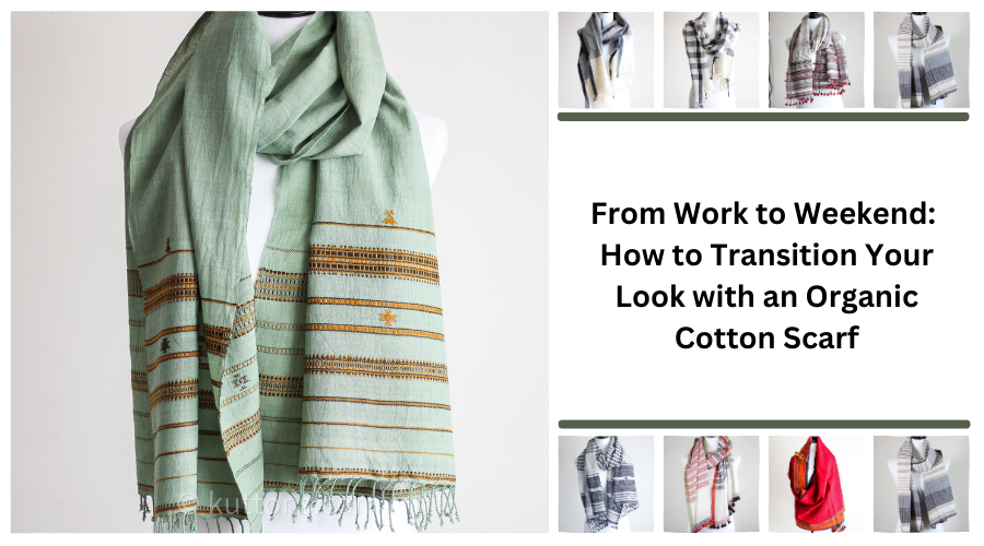 From Work to Weekend: How to Transition Your Look with an Organic Cotton Scarf
