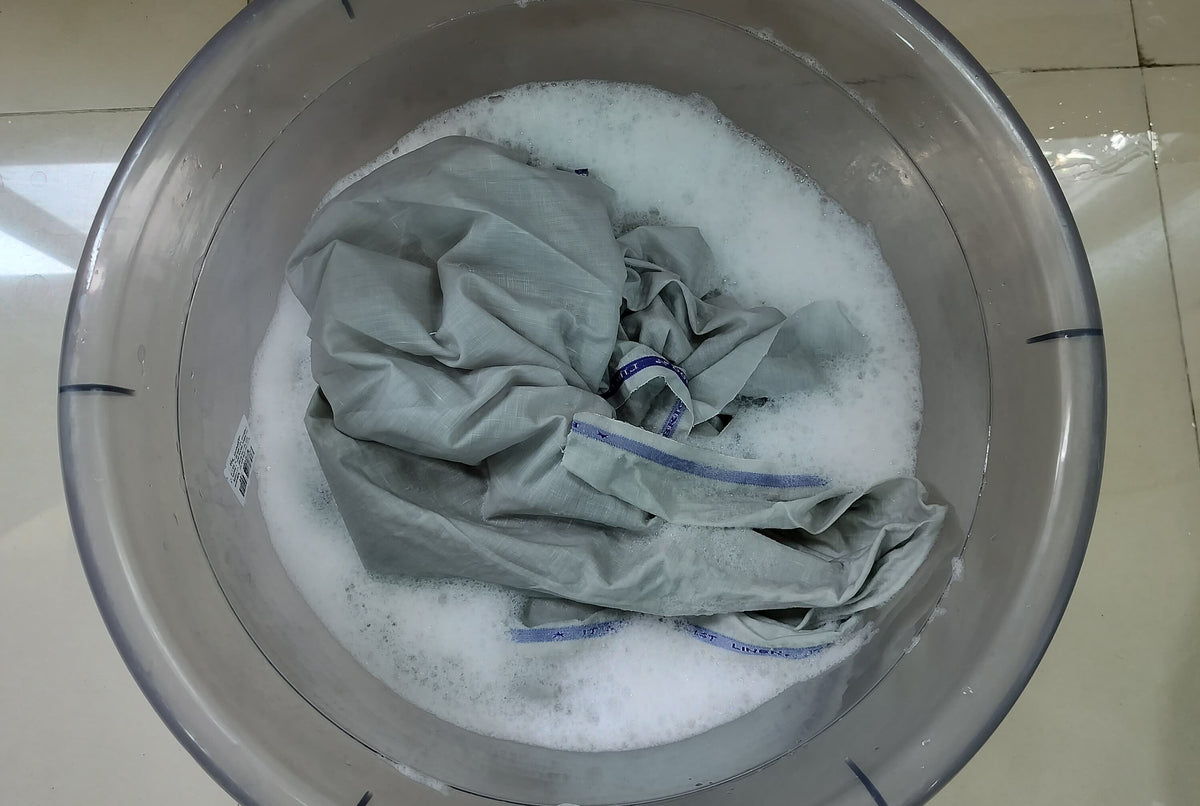 linen pre washing soaking process