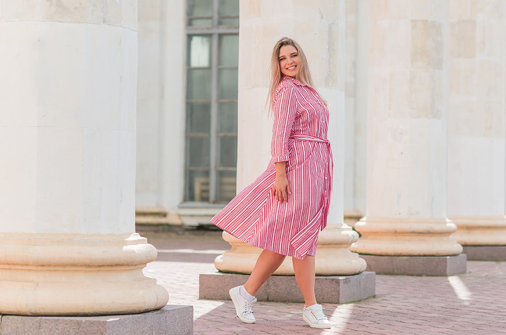light pink chiffon dress with sleeves Berylove Women Pink Chiffon A Line Ruffle Maxi Dress with Long Sleeves Tiered V Neck Backless Wedding Guest Dress, Pink / L main image 0