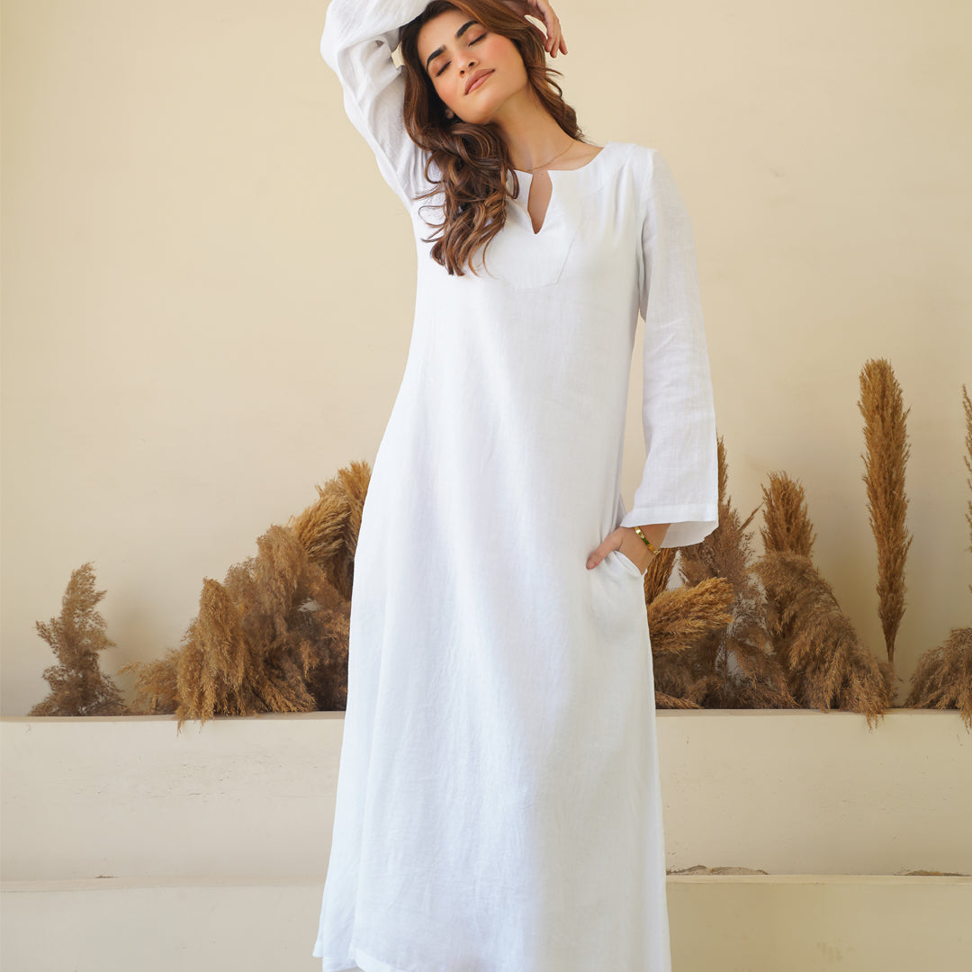 100% Premium Linen Clothing: Linen Dresses & Tops🌷
