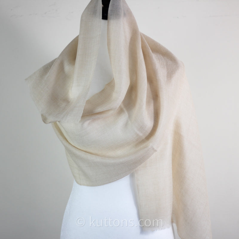 beige pashmina scarf