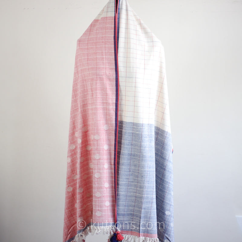 handmade 100% cotton stole 