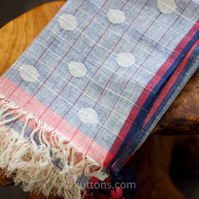 sustainable handmade cotton scarf
