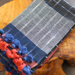 pure cotton scarf with natural dyes