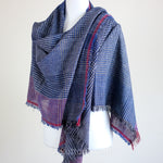 Ethically Crafted Cotton Scarf - Hand-Spun, Hand-Woven Artistry with Azo-Free Vat Dyes