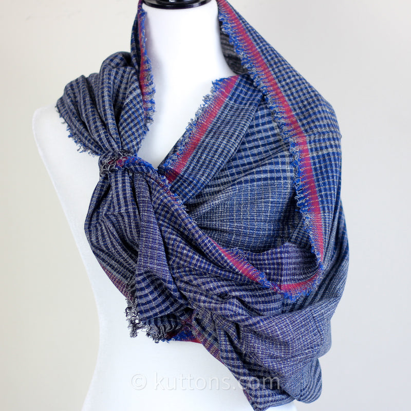 handwoven cotton stole