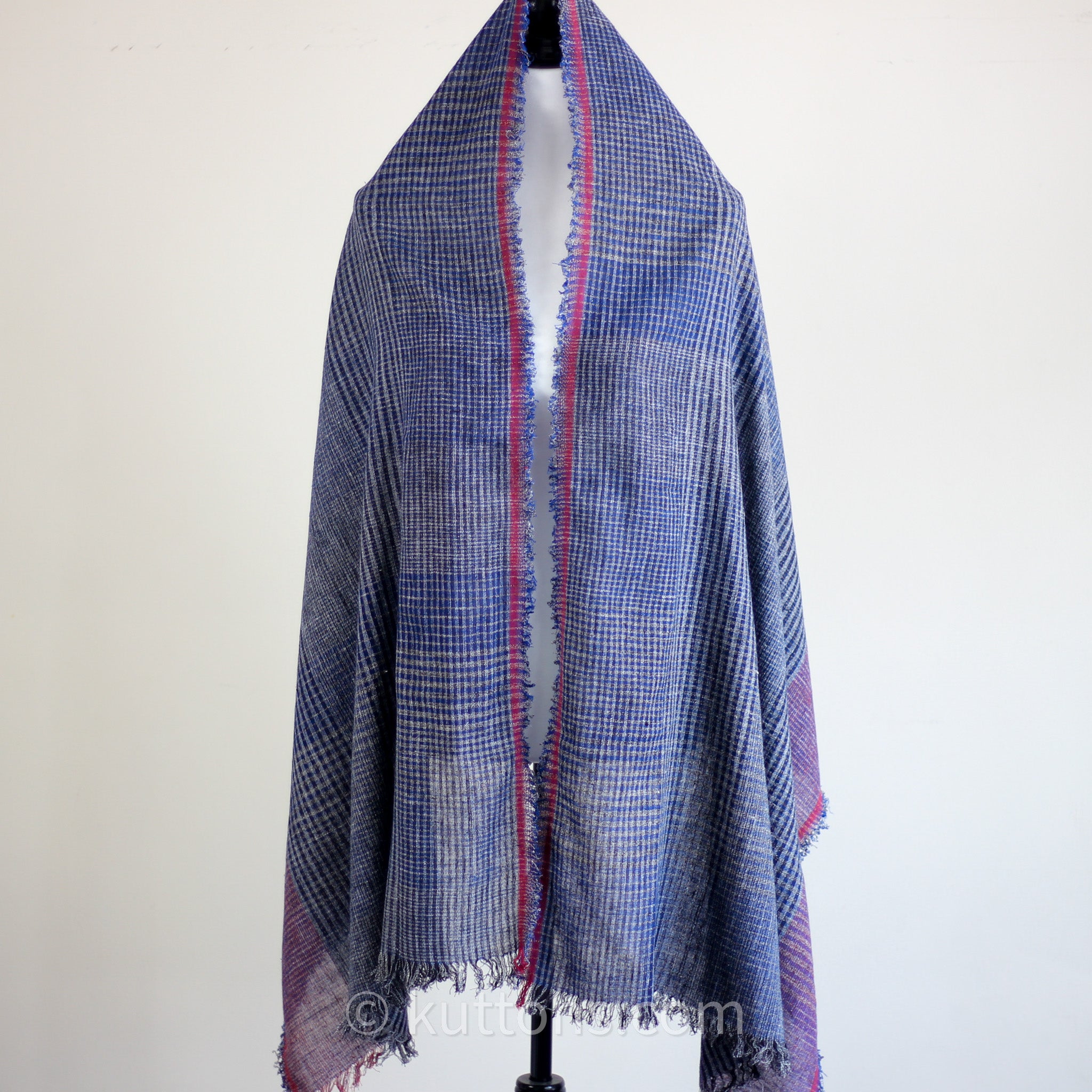 handwoven sustainable fashion cotton scarf