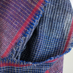 cotton scarf with frayed edges