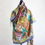 handpainted kalamkari decor natural colors