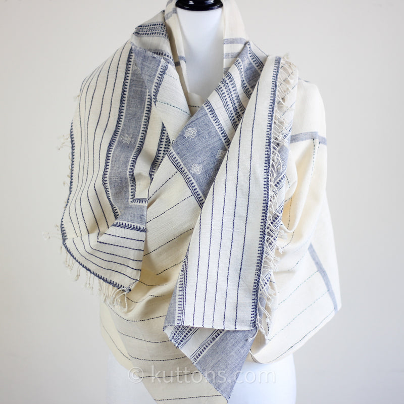 sustainable organic cotton scarf and wrap