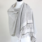 Handspun & Handwoven Cotton Scarf - Sustainable Fashion Stole by Women Artisans