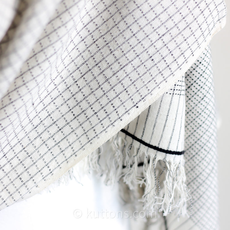 handspun cotton stole