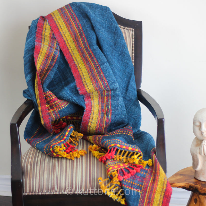hand woven ethnic throw blanket
