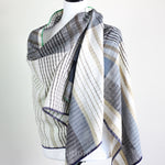 Handspun & Handwoven Organic Cotton Scarf - Light & Airy Stole