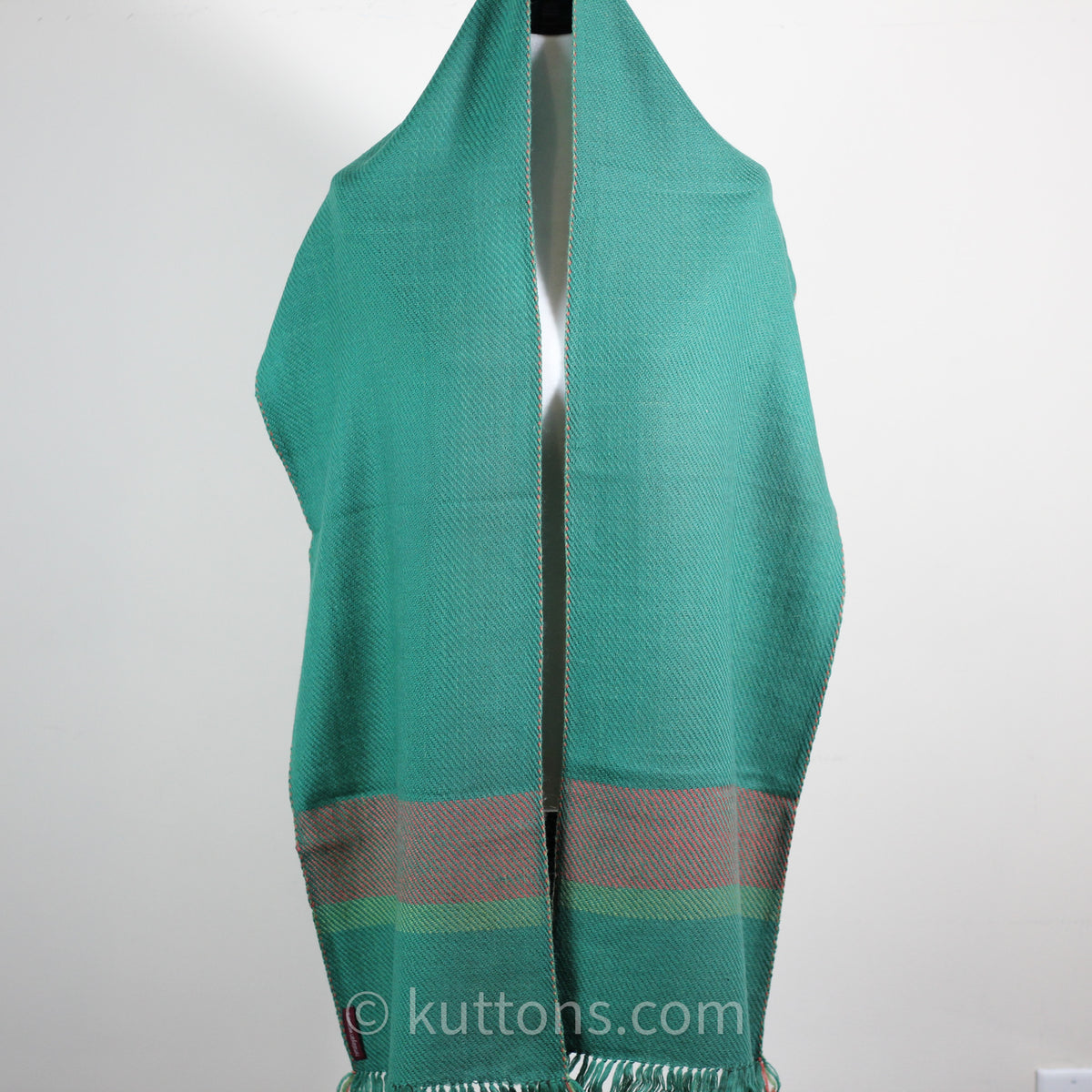 handwoven naturally dyed winter fashion scarf for her