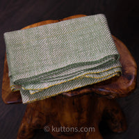 sustainable handmade natural wool scarf