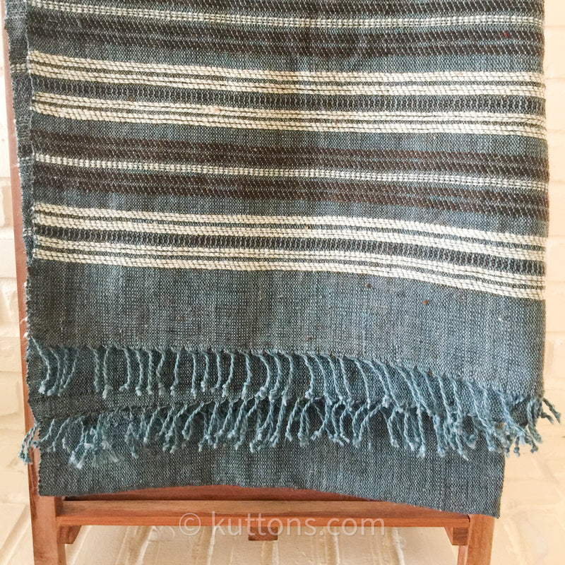 handspun and handwoven ethnic throw cum blanket