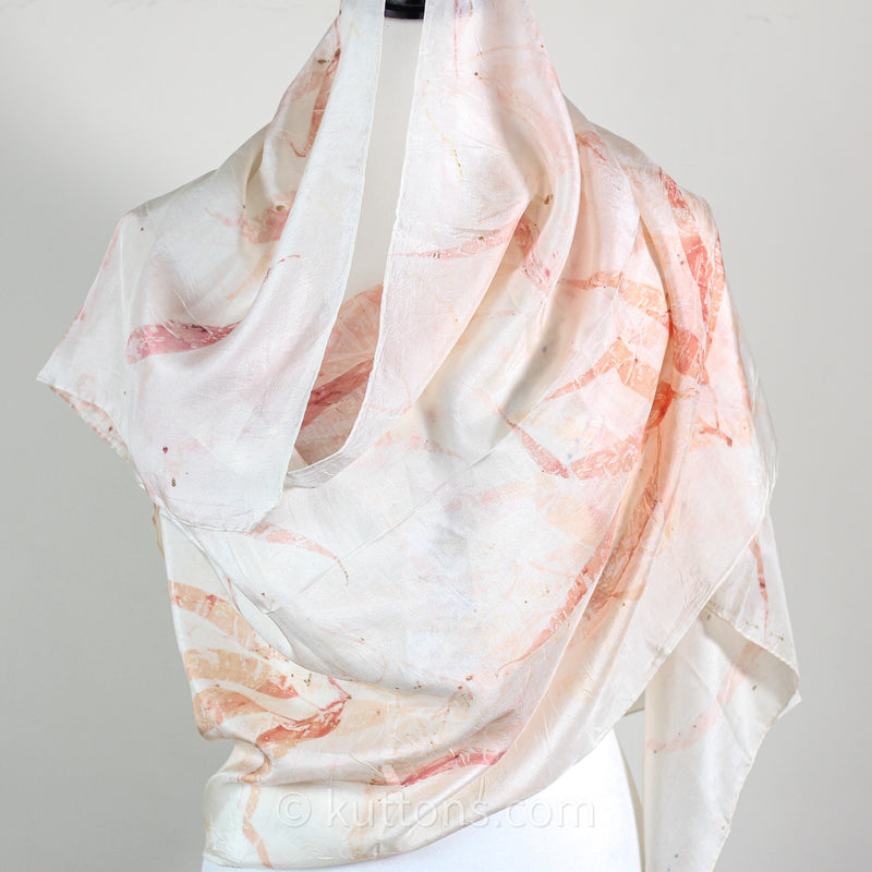handcrafted eco printed women stole