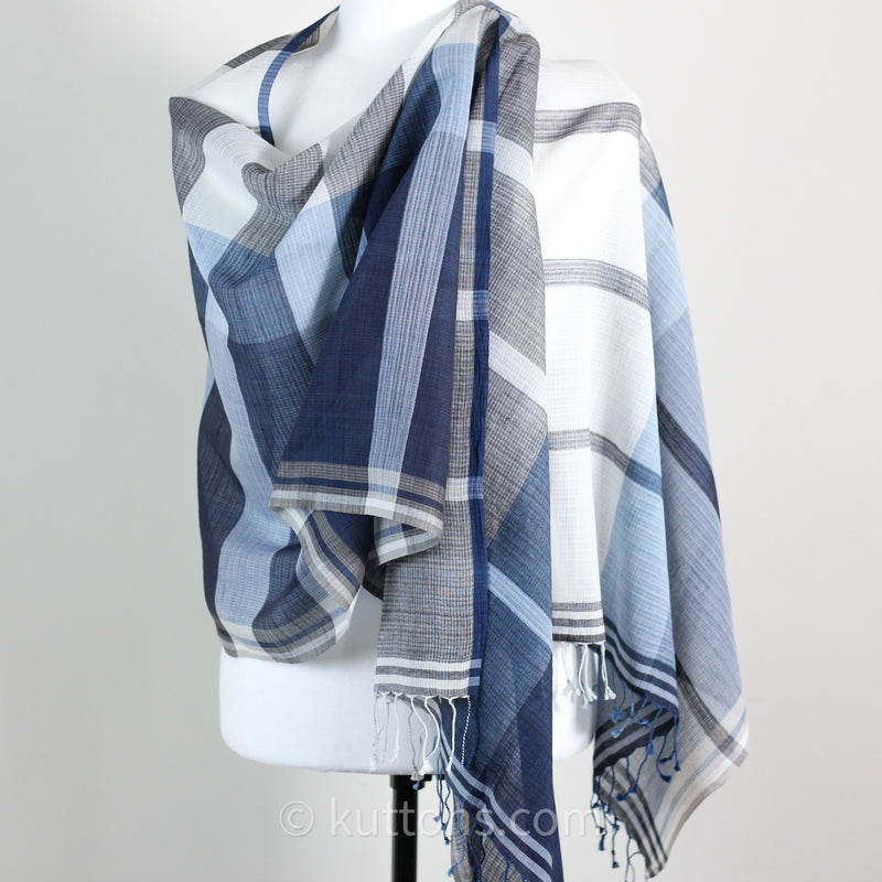 beautiful pure handwoven cotton naturally dyed ladies stole