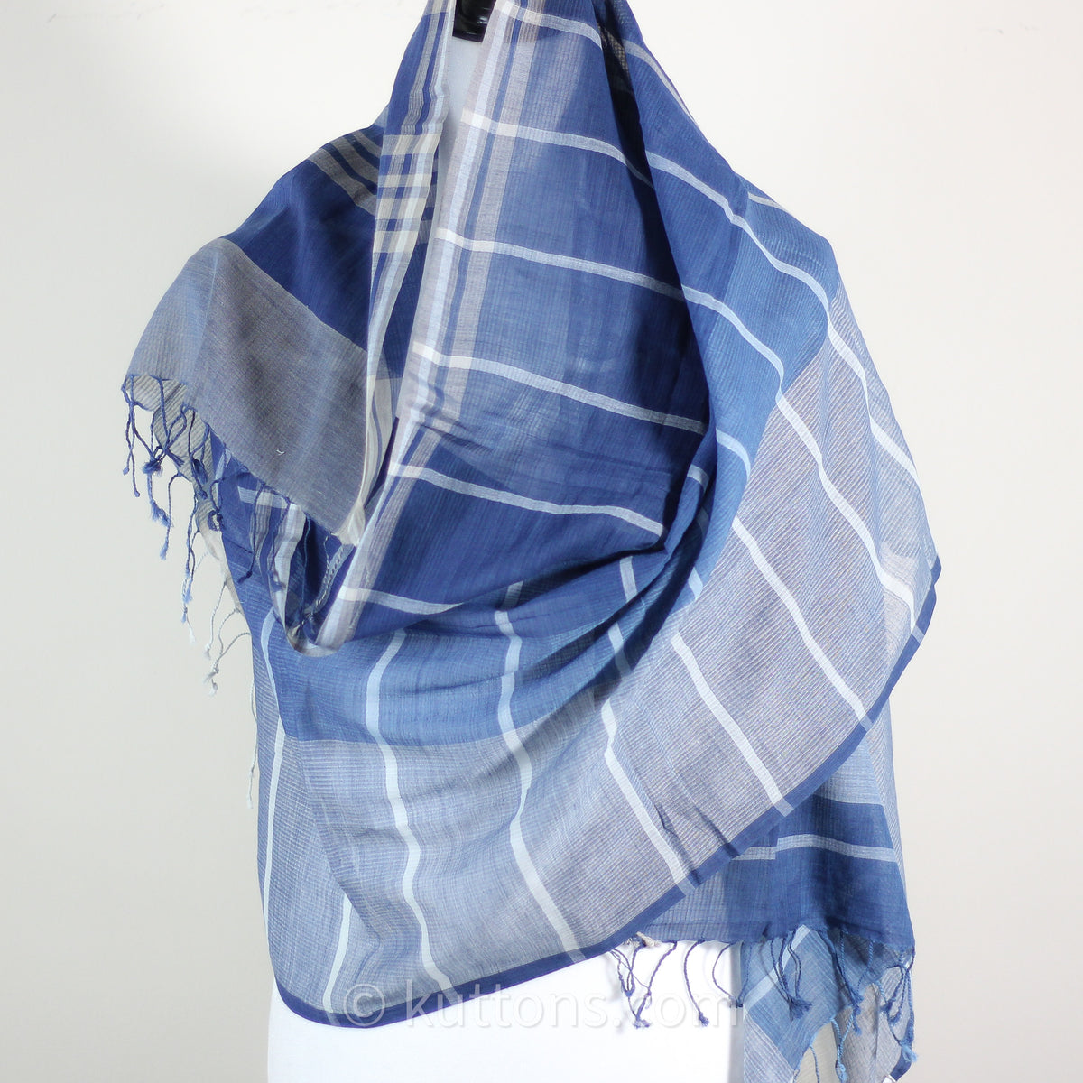 handmade cotton stole dyed with natural dyes
