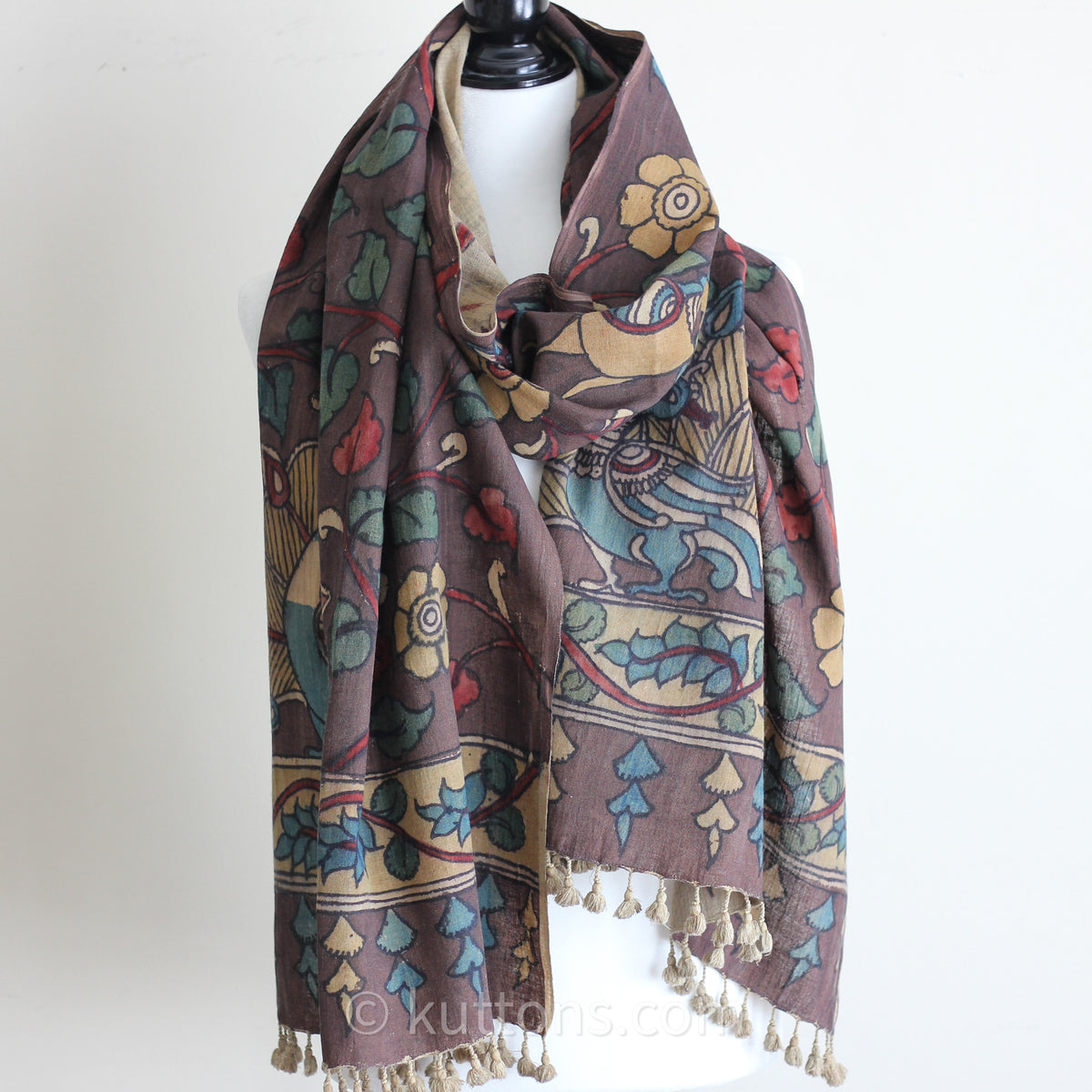 naturally handpainted organic cotton wrap