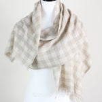 Pashmina Cashmere Scarf - Handspun & Handwoven Soft Featherweight Pure Cashmere Wool from Ladakh, Himalayas