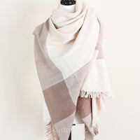 100% Pure Pashmina Cashmere Shawl (2-Ply) - Full Size - Handspun & Handwoven Softest Pashmina Wool from Ladakh Himalayas 