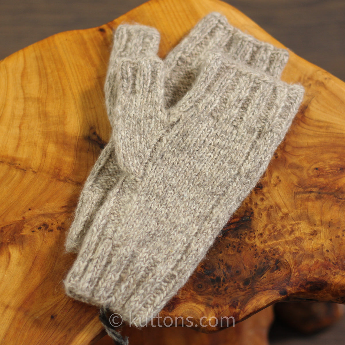 handspun hand knit fingerless pashmina cashmere gloves