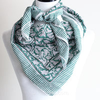 soft and airy mul cotton bandana scarf 