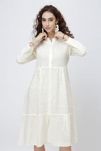 The Refined Linen Shirt Midi Dress | Everyday Linen Shirt Dress