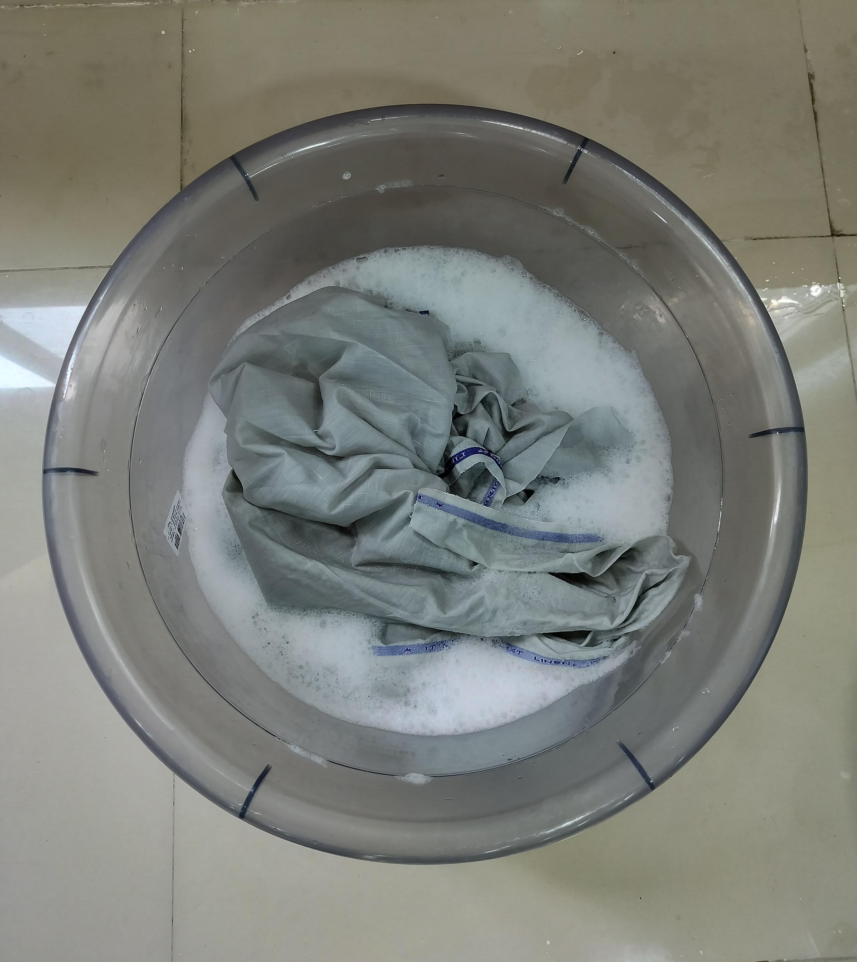 hand washing linen fabric for softness and pre-shrinkage