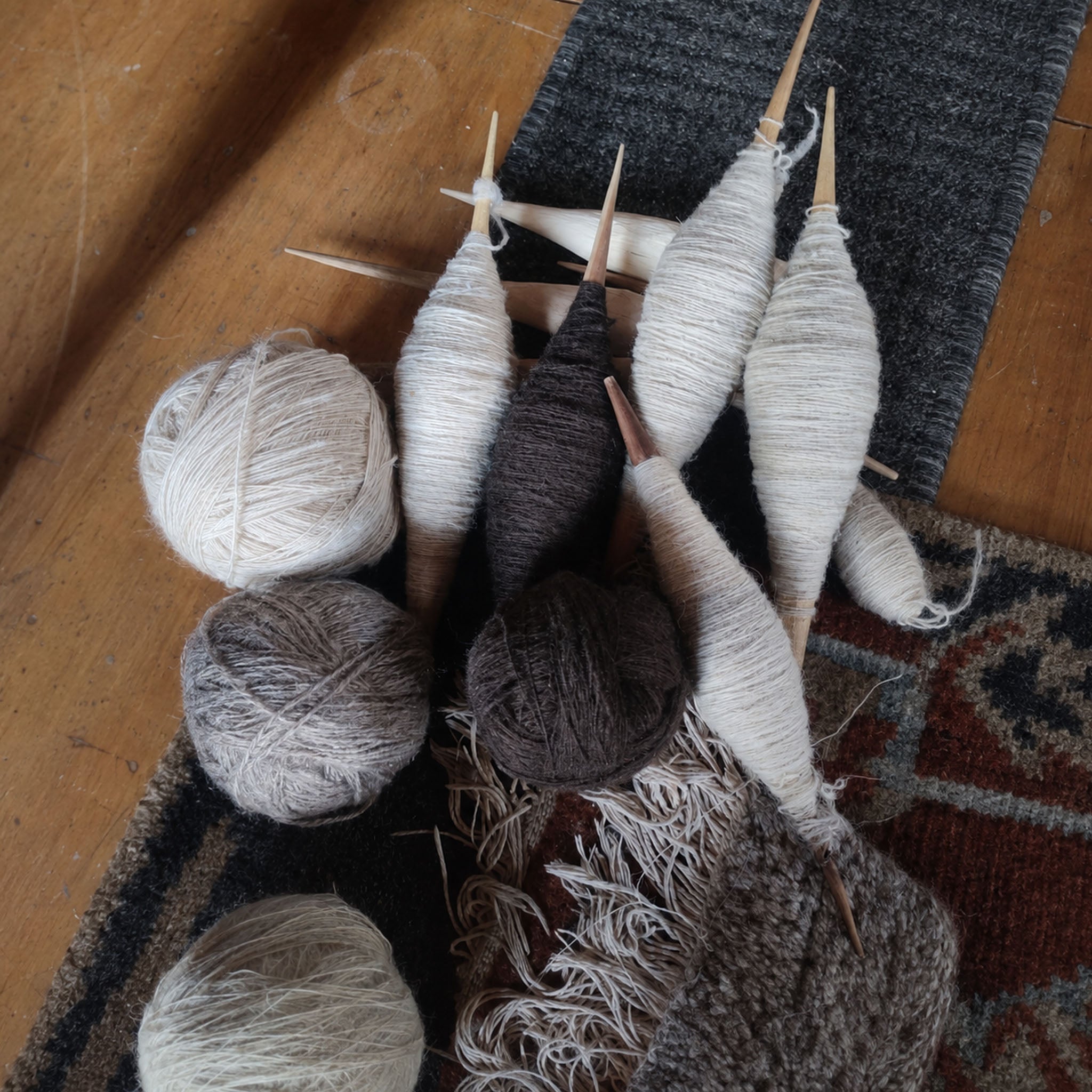 hand spun wool from Ladakh Himalayas