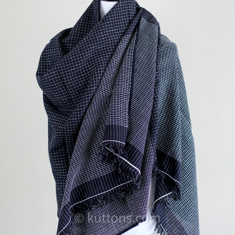 handwoven cotton stole