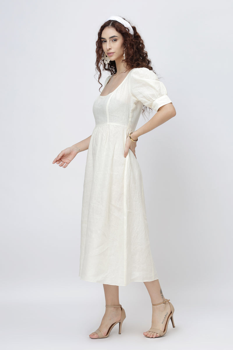 darling midi dress Darling Dearest Midi Dress & Capelet (Light Grey) L
