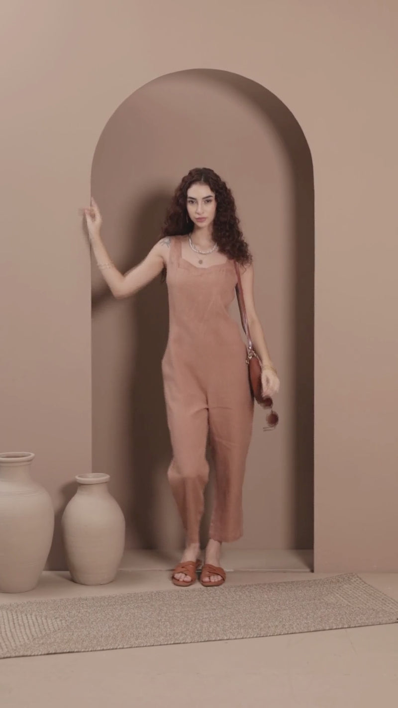 linen jumpsuit one-piece