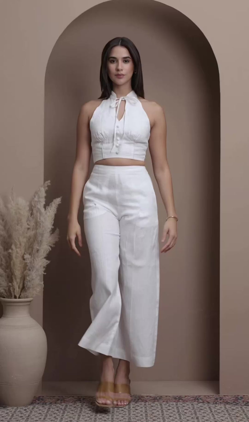 linen halter top