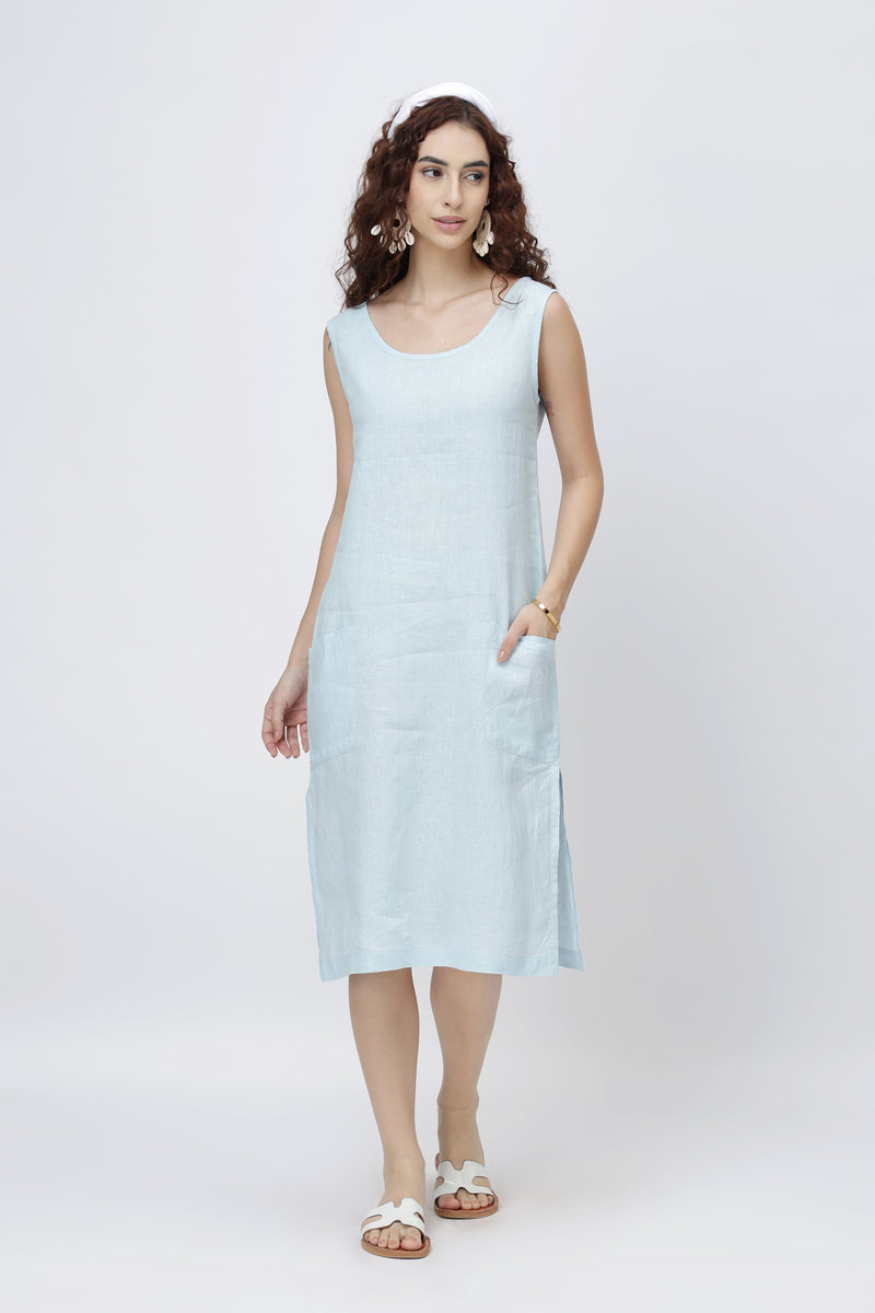 white christmas dresses Sleeveless Linen Shift Dress white christmas dresses Sleeveless Linen Shift Dress