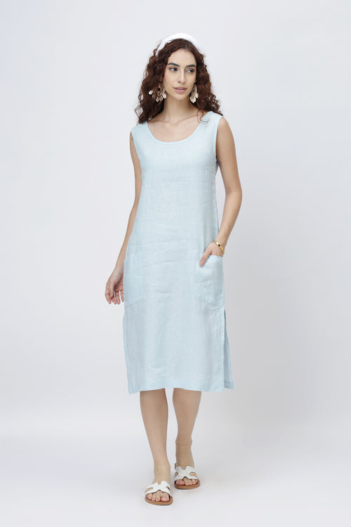 beautiful summer linen dress