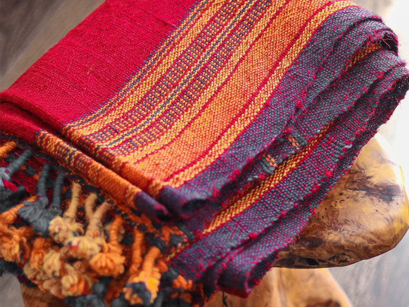 handcrafted throws and blankets