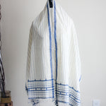 100% Organic Cotton stole with tassels