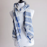 100% Kala Cotton wrap with tassels
