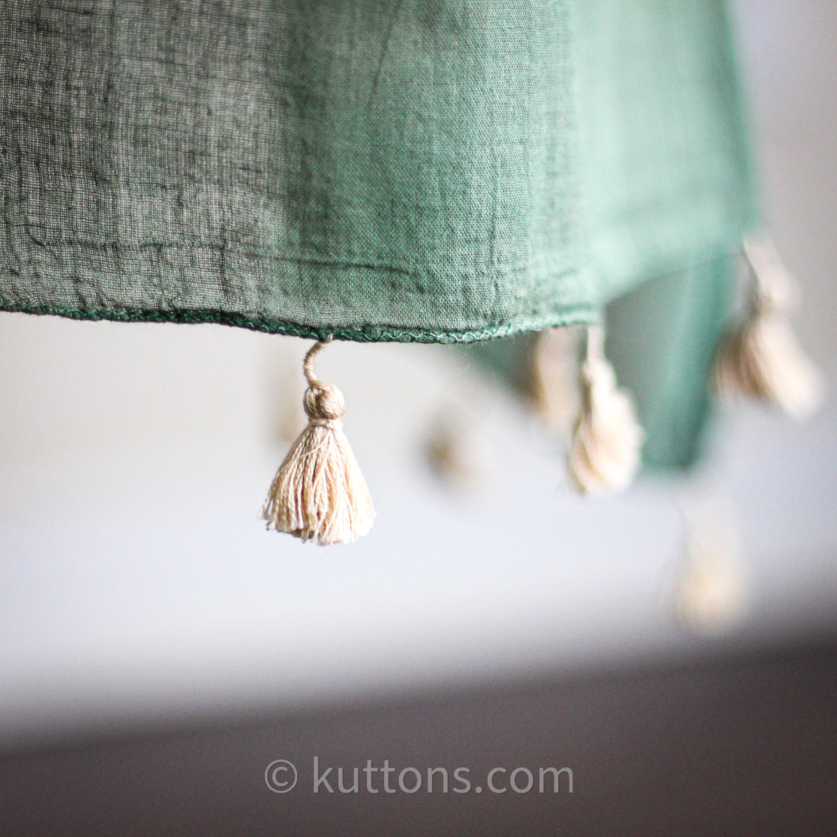 cotton wrap with tassels 