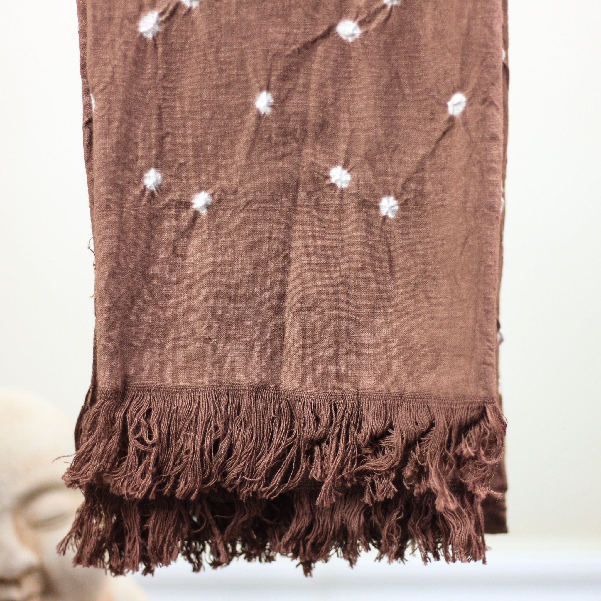 artsy decorative powder room towel