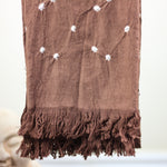 artsy decorative powder room towel