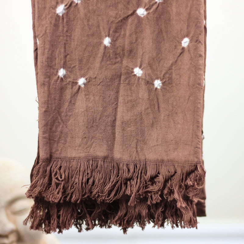 artsy decorative powder room towel