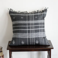 wool and cotton rustic accent pillow cover