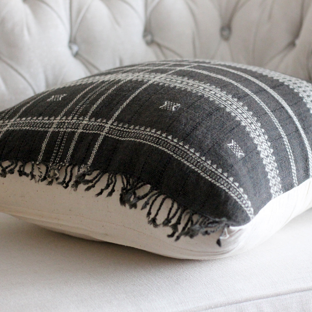 decorative pillow cover handmade natural fabrics