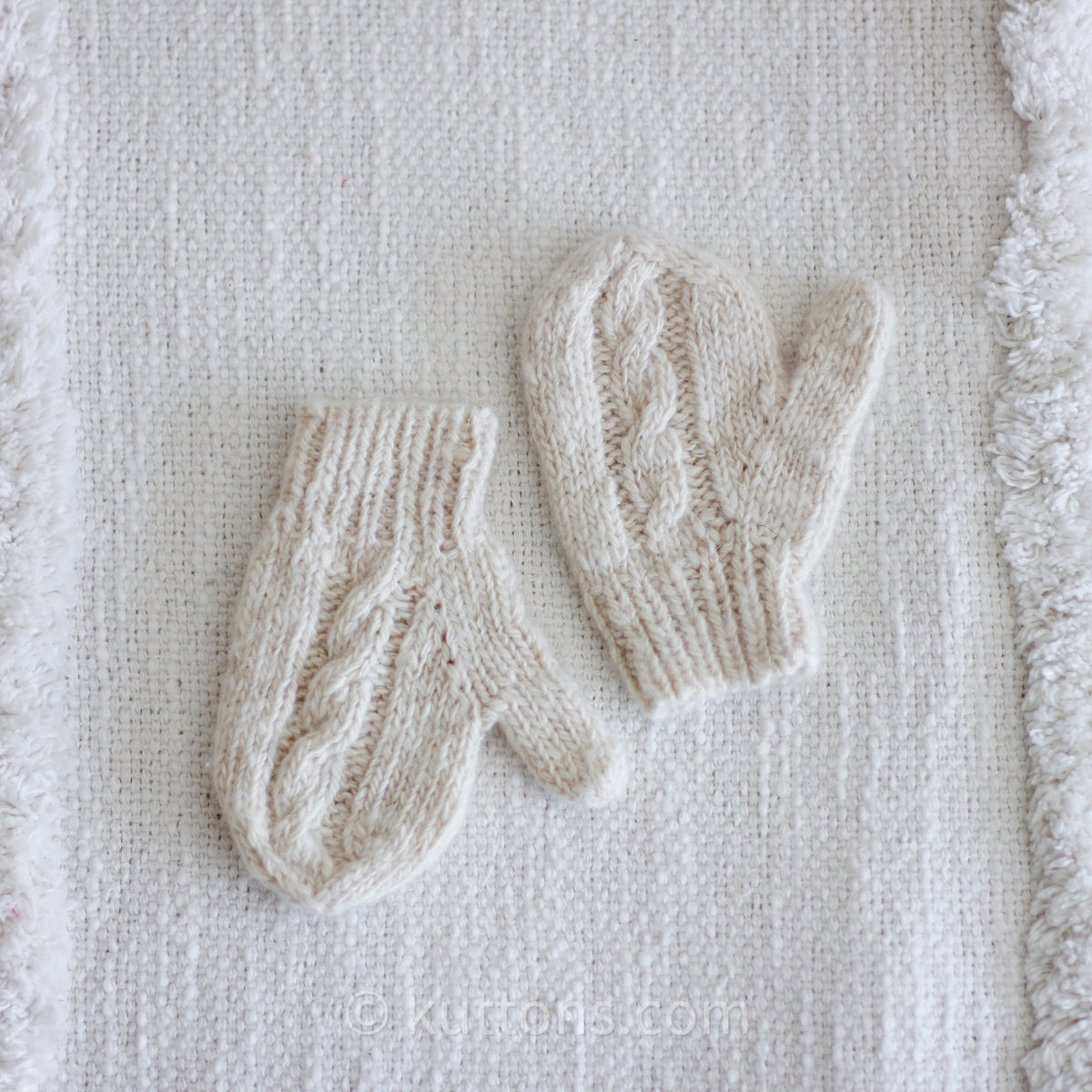 Pashmina Cashmere Mittens for Babies, Toddlers