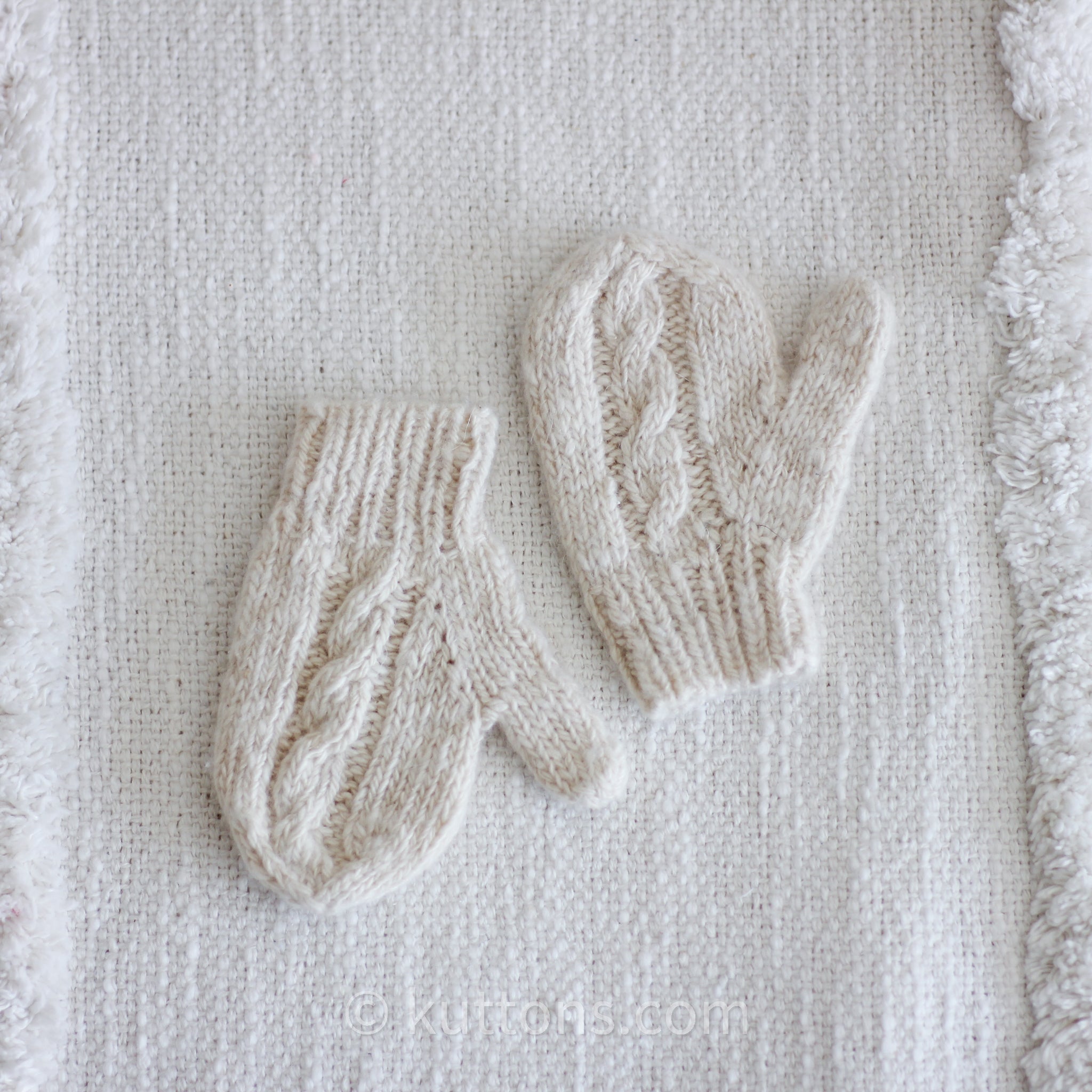 Pashmina Cashmere Mittens for Babies, Toddlers