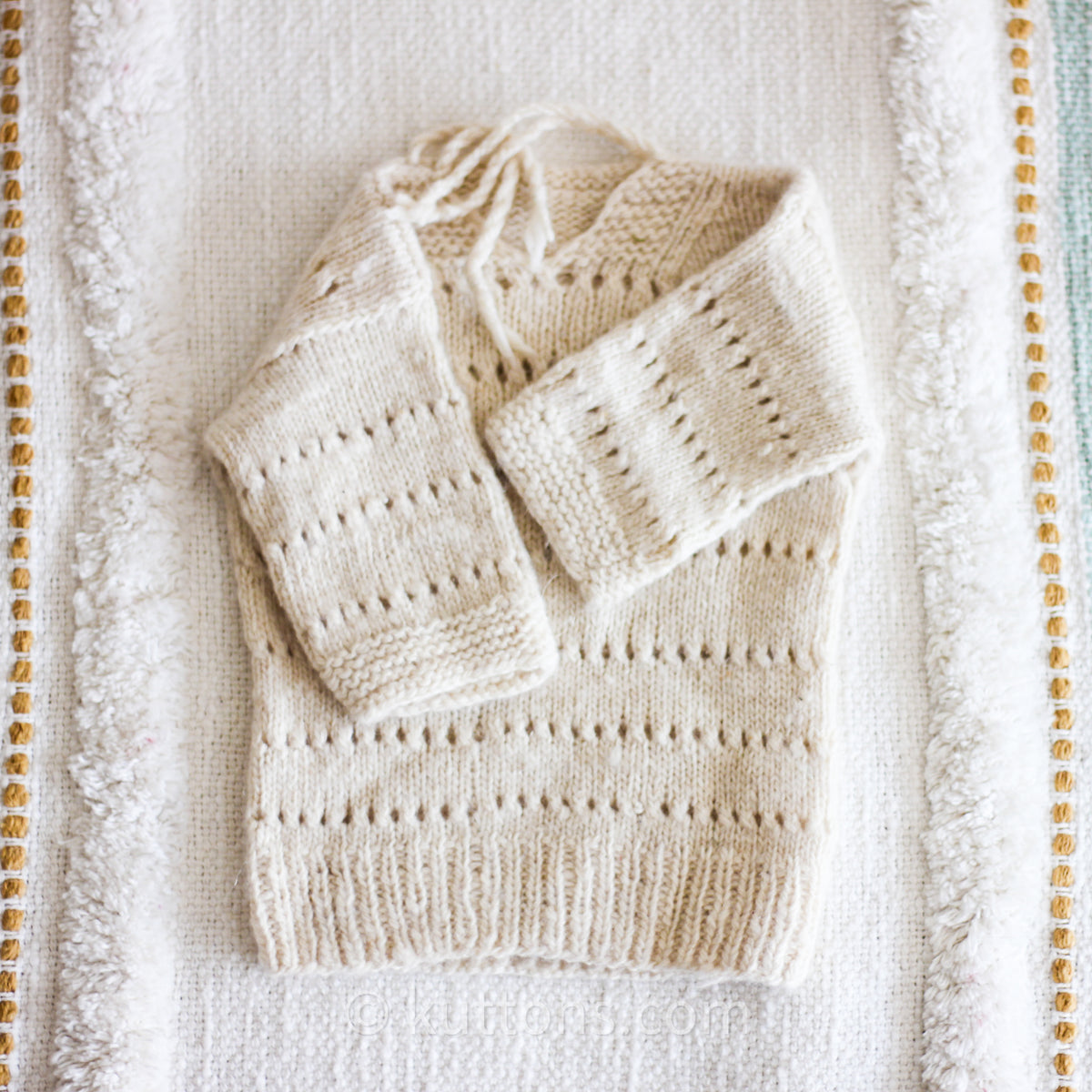 Cashmere Sweater for Babies & Toddlers - Ultrasoft Pashmina | Milk White